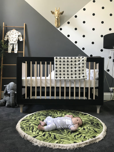 Modern Spin on Jungle Safari Baby Nursery