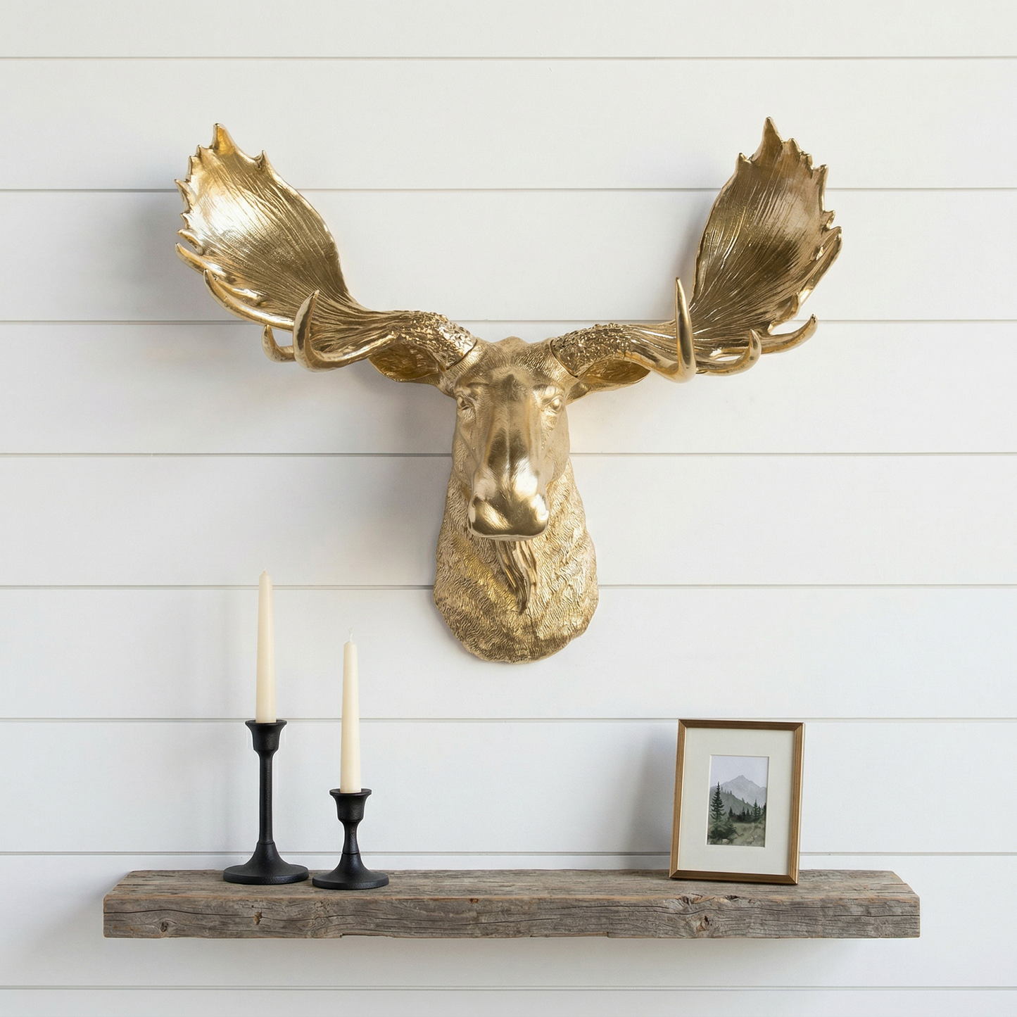 Faux Moose Sculpture