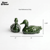 Hand-Glazed Ceramic Duck Set