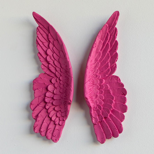 Mini Angel Wings // Hot Pink