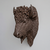 Faux Bison Sculpture