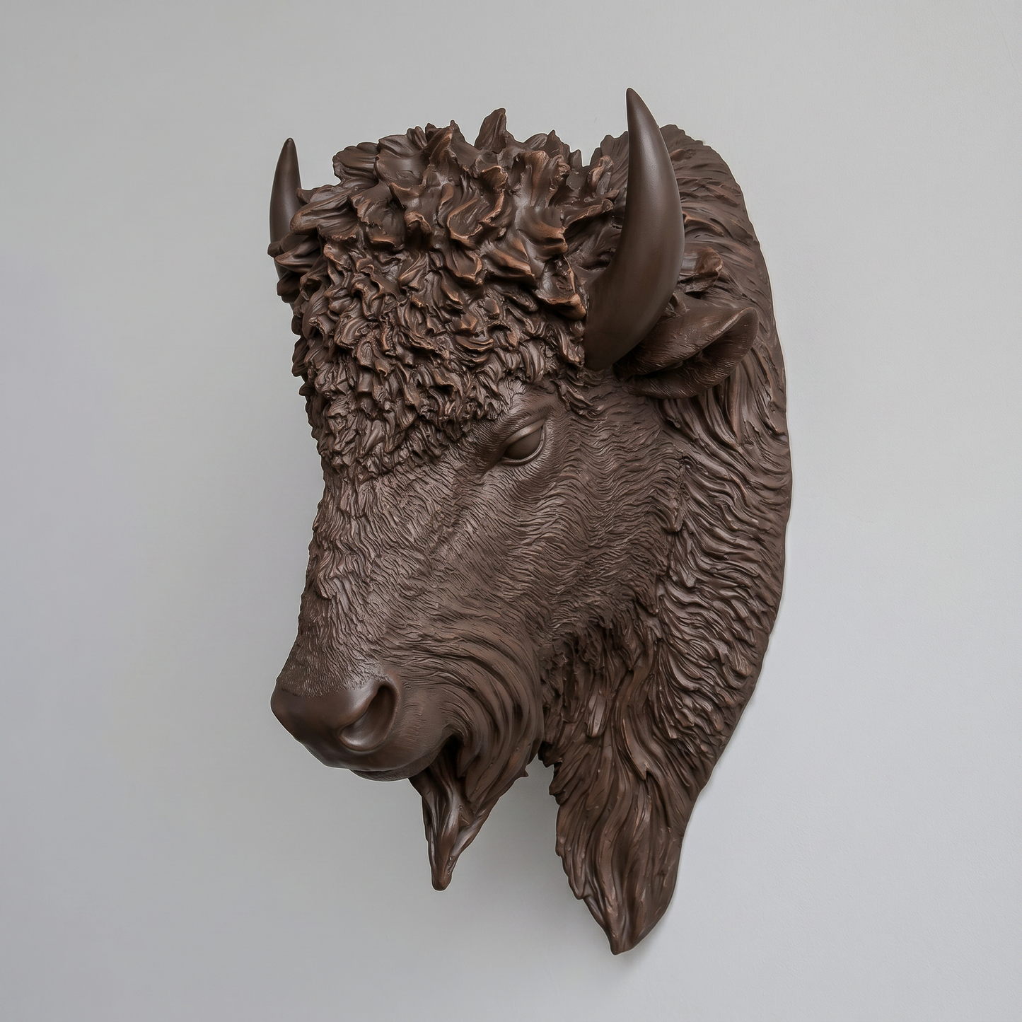 Faux Bison Sculpture