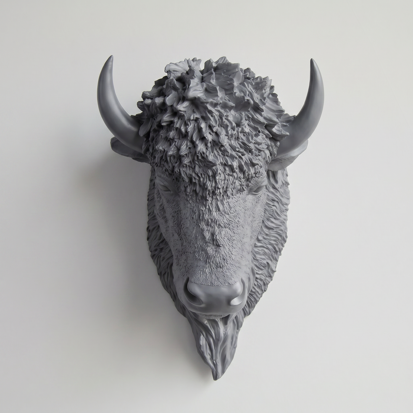 Faux Bison Sculpture