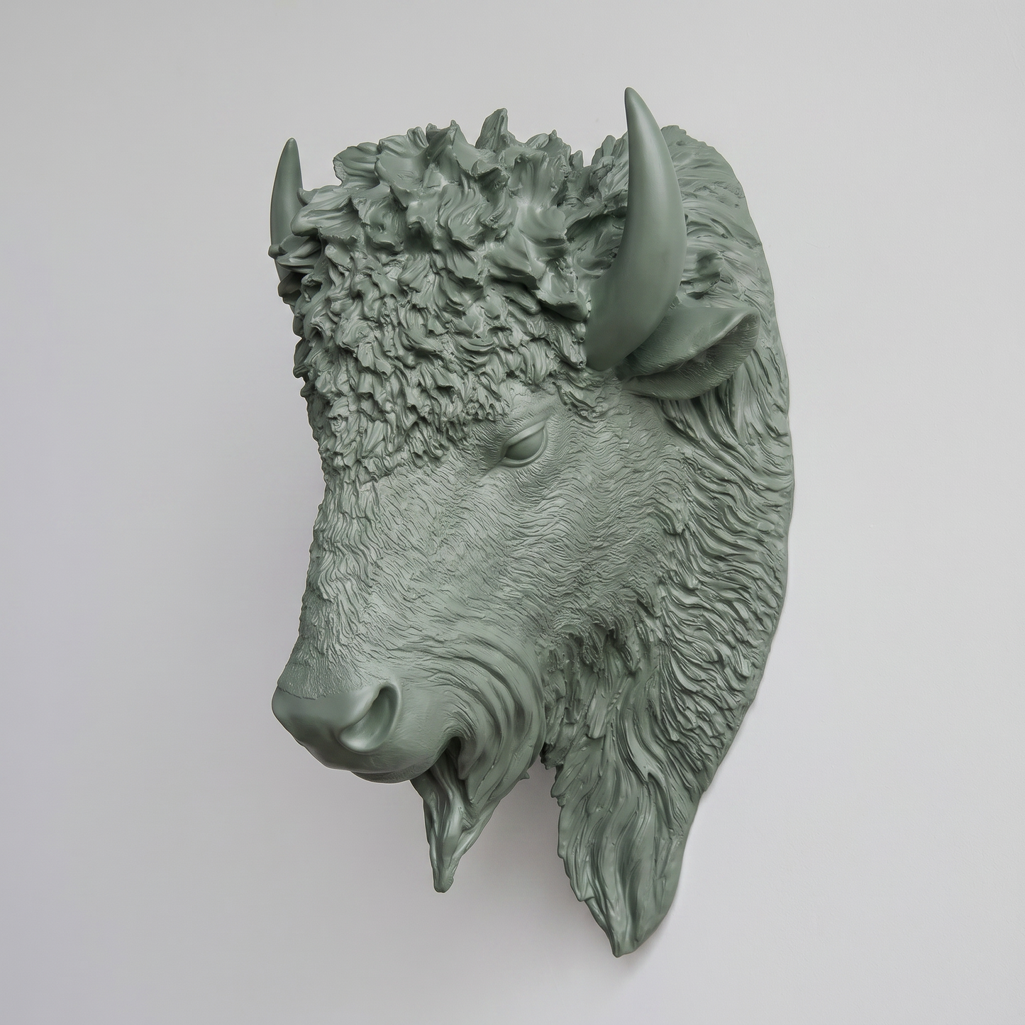 Faux Bison Sculpture