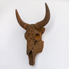Faux Carved Cow Skull