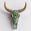 Faux Carved Cow Skull