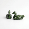 Hand-Glazed Ceramic Duck Set