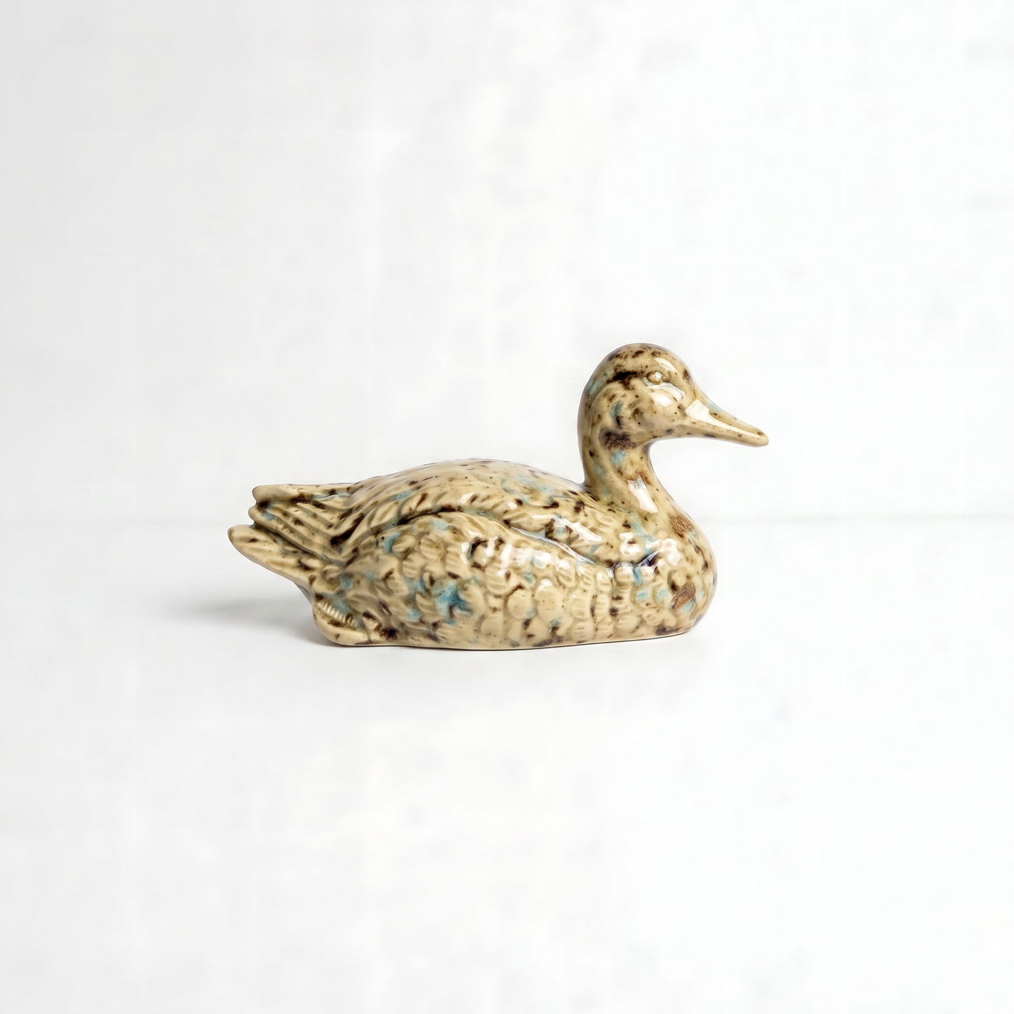 Hand-Glazed Ceramic Duck Set