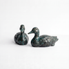 Hand-Glazed Ceramic Duck Set