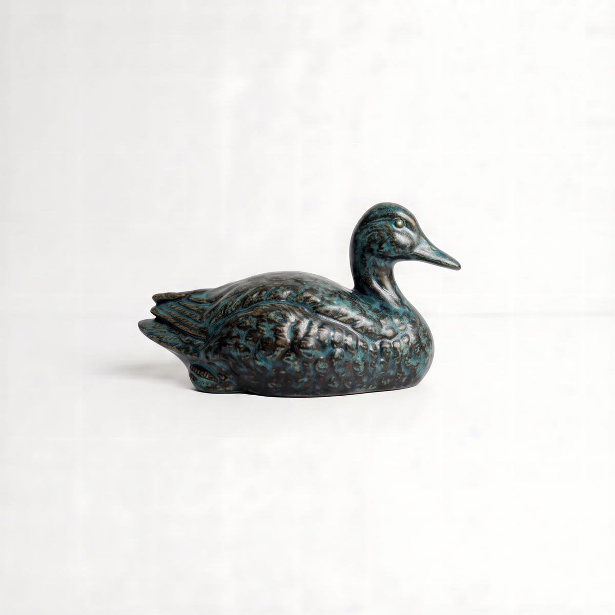 Hand-Glazed Ceramic Duck Set