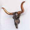 Faux Carved Texas Longhorn Skull