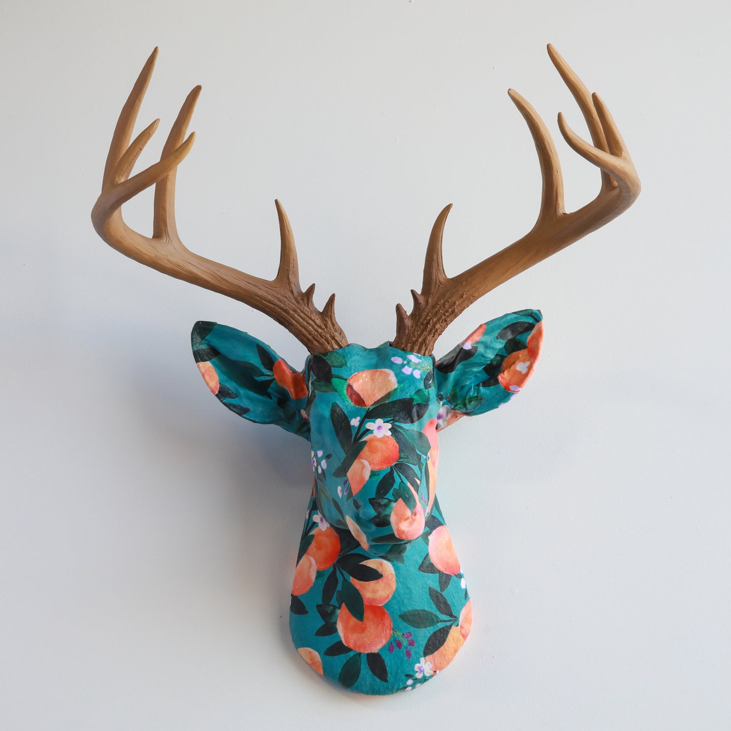 Custom Fabric Deer Head - Choose your Own Fabric and Antler Color