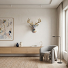 Fabric-Wrapped Deer Head - Modern and Novelty Patterns