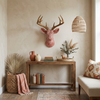 Fabric-Wrapped Deer Head - Modern and Novelty Patterns