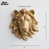 Faux Mini Lion Head