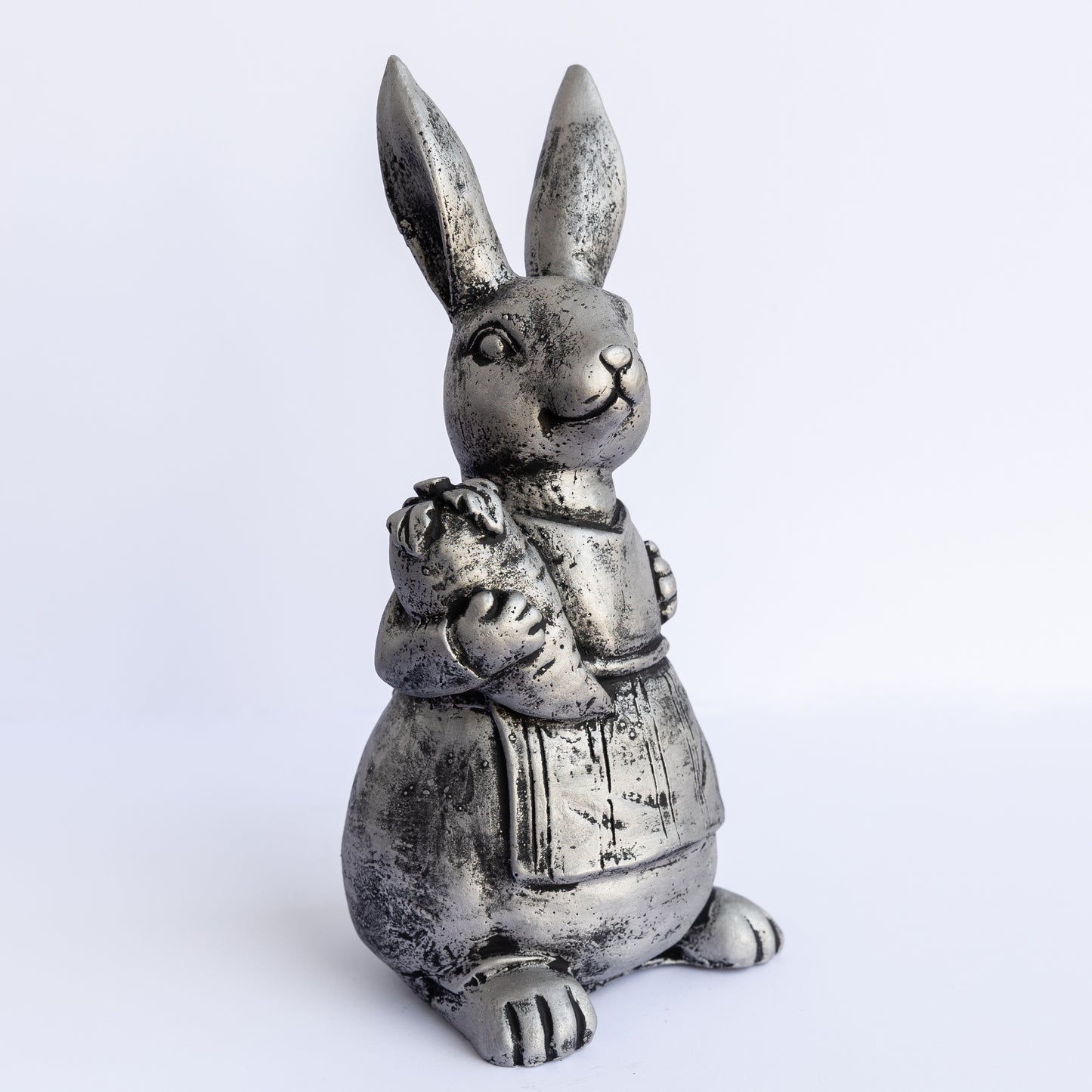 Antique Ms. Rabbit Statue