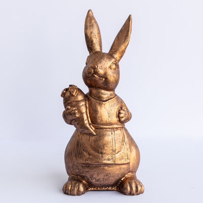 Antique Ms. Rabbit Statue