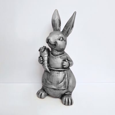 Antique Ms. Rabbit Statue