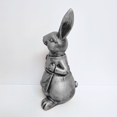 Antique Ms. Rabbit Statue