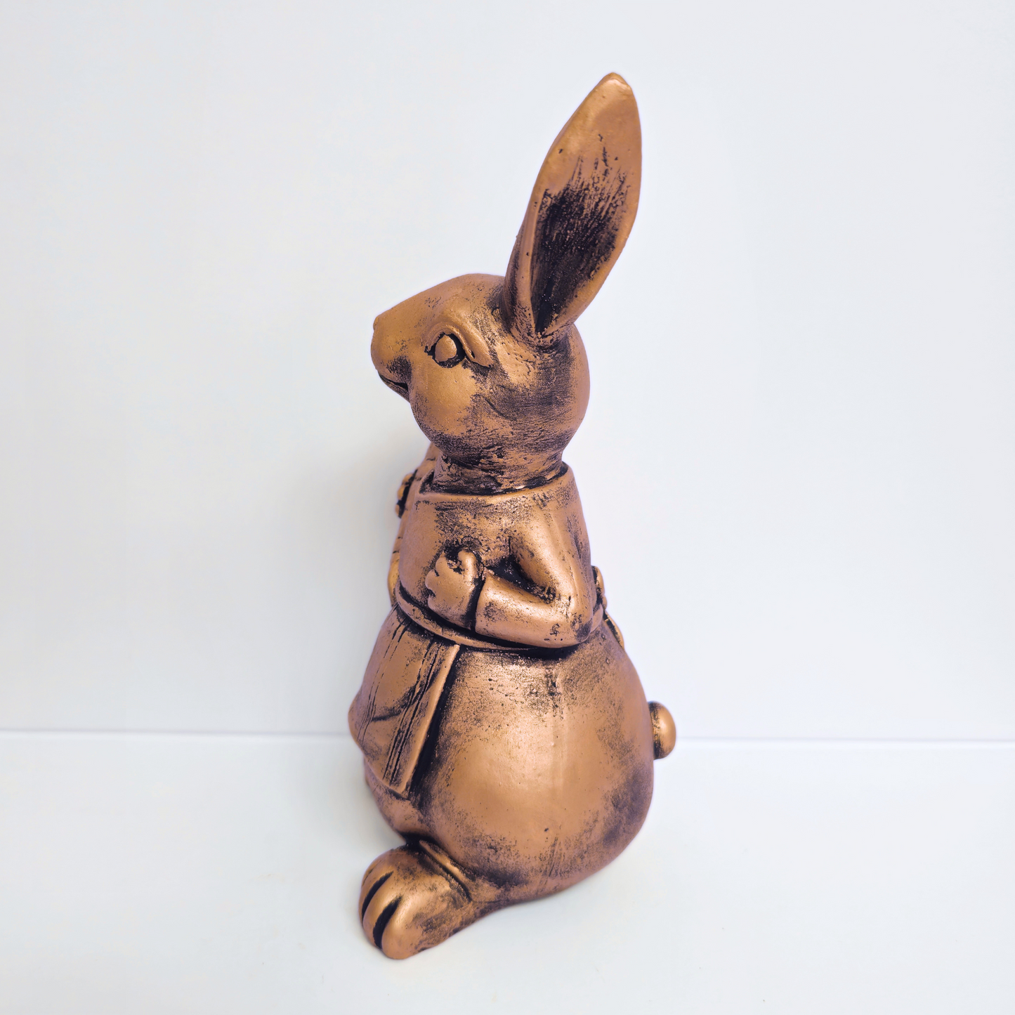 Antique Ms. Rabbit Statue