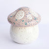 Mini Ceramic Mushroom Jar