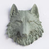 Faux Mini Wolf Head