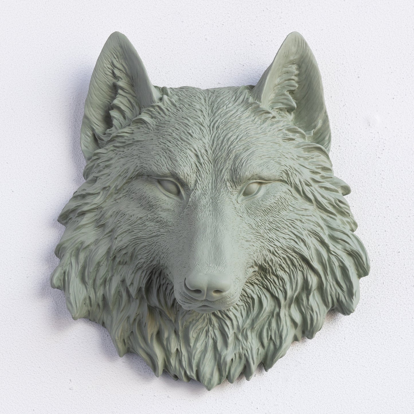 Faux Mini Wolf Head
