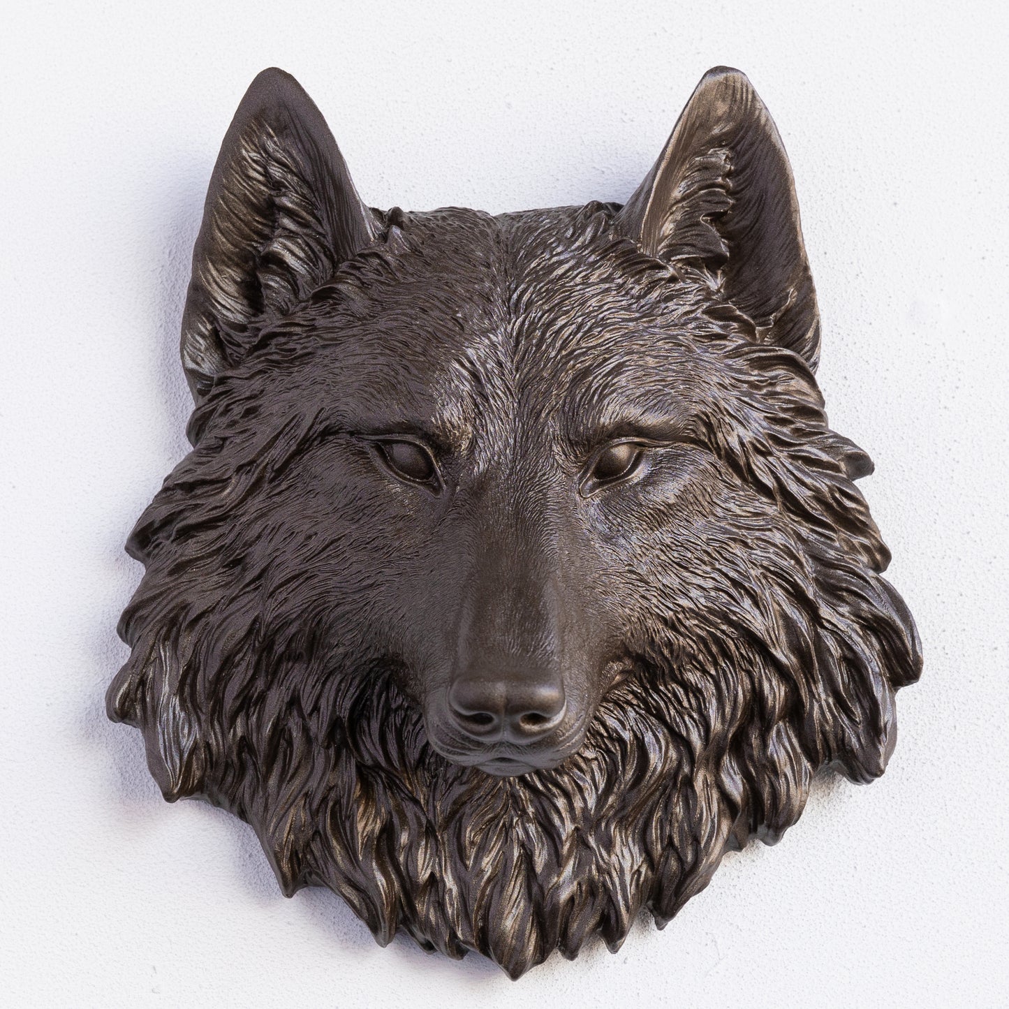 Faux Mini Wolf Head