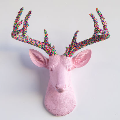 Faux Stag Deer Head Wall Mount // Donut Deer