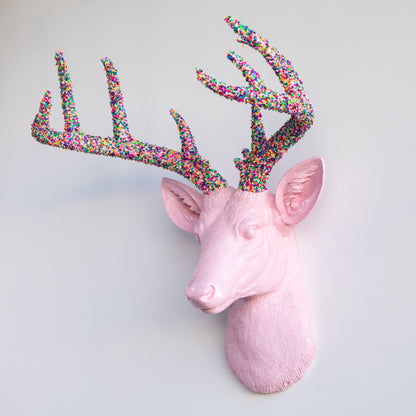 Faux Stag Deer Head Wall Mount // Donut Deer