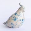 Hand-Glazed Quail Figurine