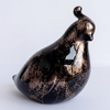 Hand-Glazed Quail Figurine