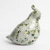 Hand-Glazed Quail Figurine