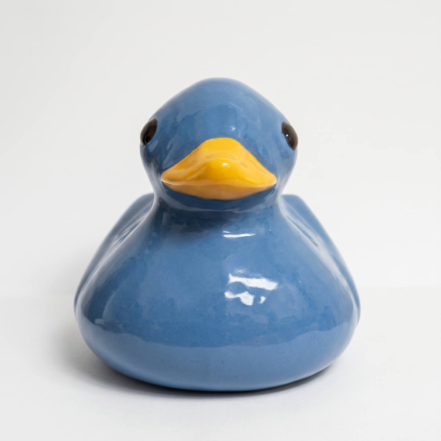 Handmade Ceramic Rubber Duck Figurine