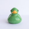 Handmade Ceramic Rubber Duck Figurine