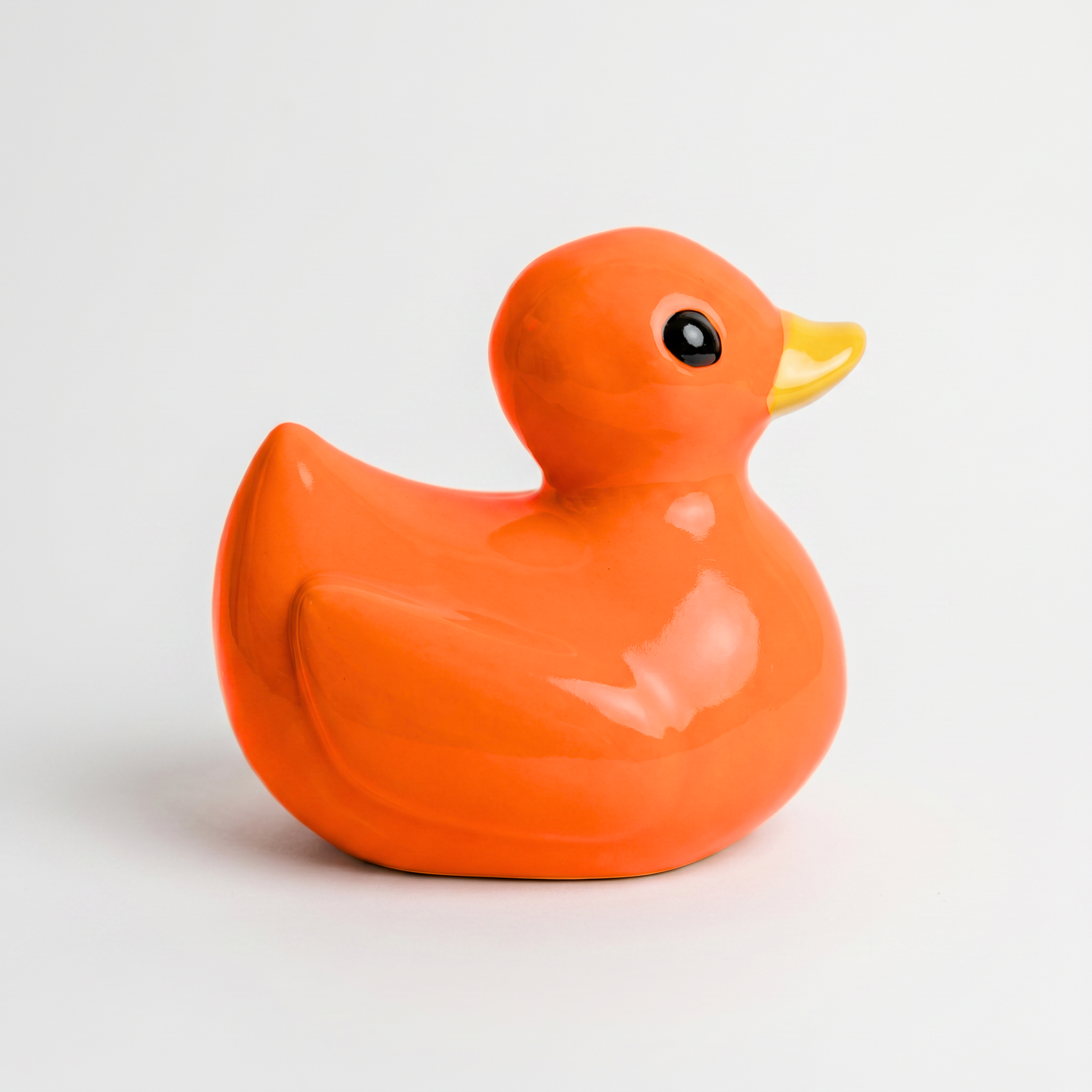 Handmade Ceramic Rubber Duck Figurine
