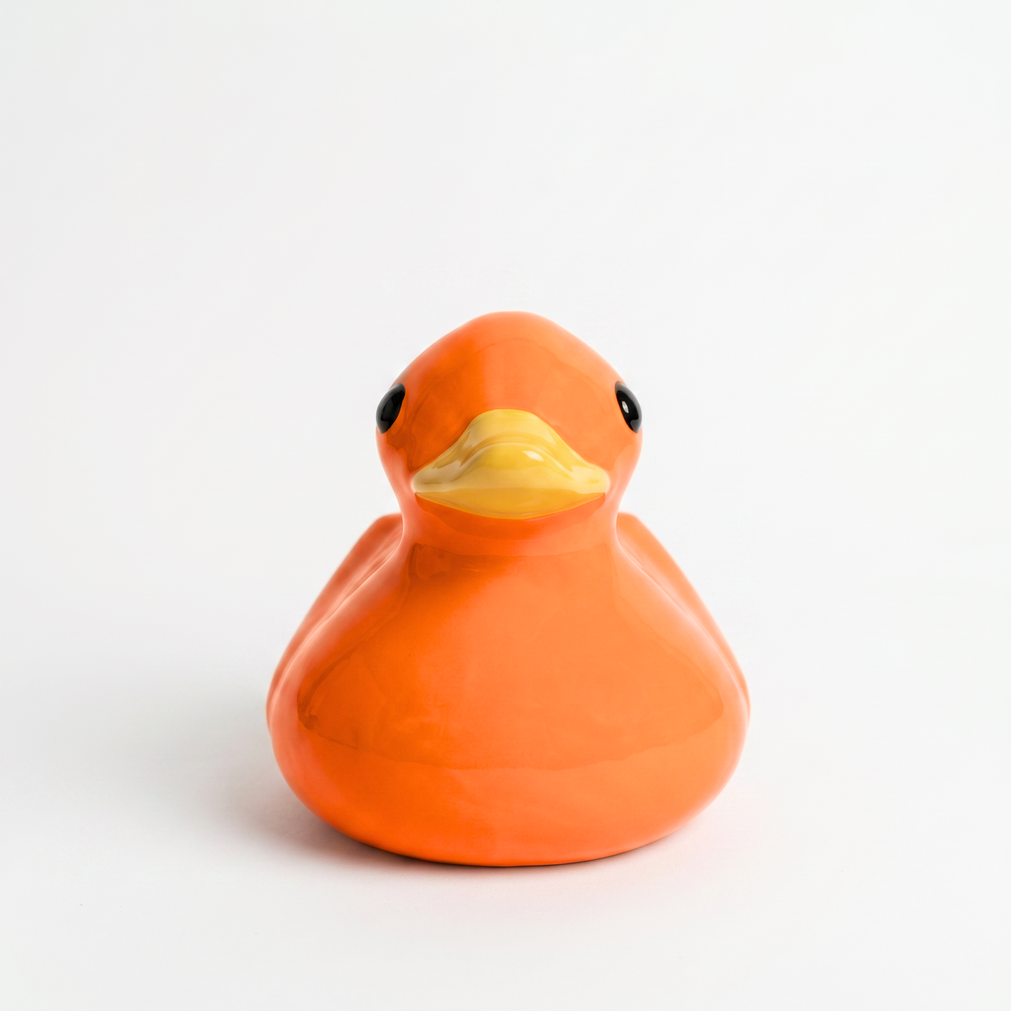 Handmade Ceramic Rubber Duck Figurine