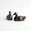 Hand-Glazed Ceramic Duck Set
