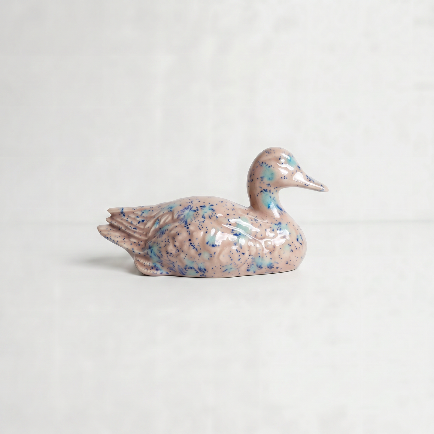 Hand-Glazed Ceramic Duck Set