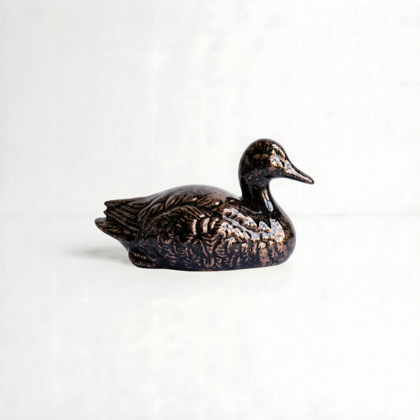 Hand-Glazed Ceramic Duck Set