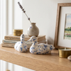 Hand-Glazed Ceramic Duck Set