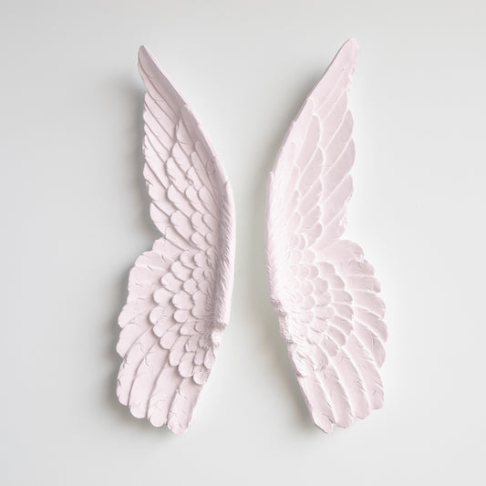 Faux XL Angel Wings // Light Pink