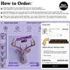 Custom Fabric-Wrapped Deer