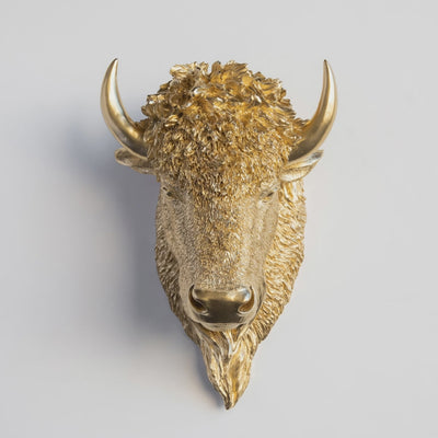 Faux Bison Sculpture