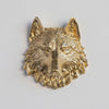 Faux Mini Wolf Head