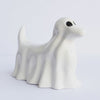 Ghost Dog Ceramic Figurine