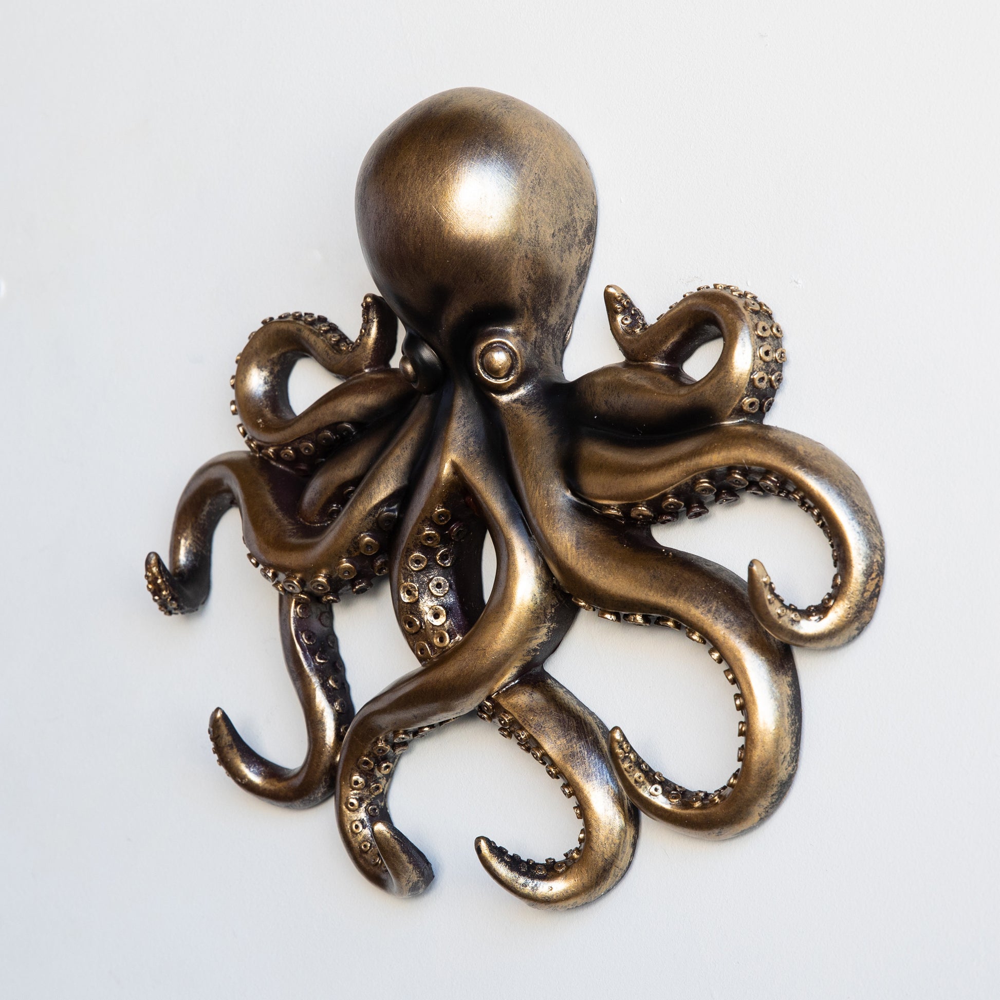 Faux Taxidermy Mini Octopus Wall Hook // Bronze – Near and Deer