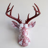 Fabric-Wrapped Deer Head – Holiday Patterns