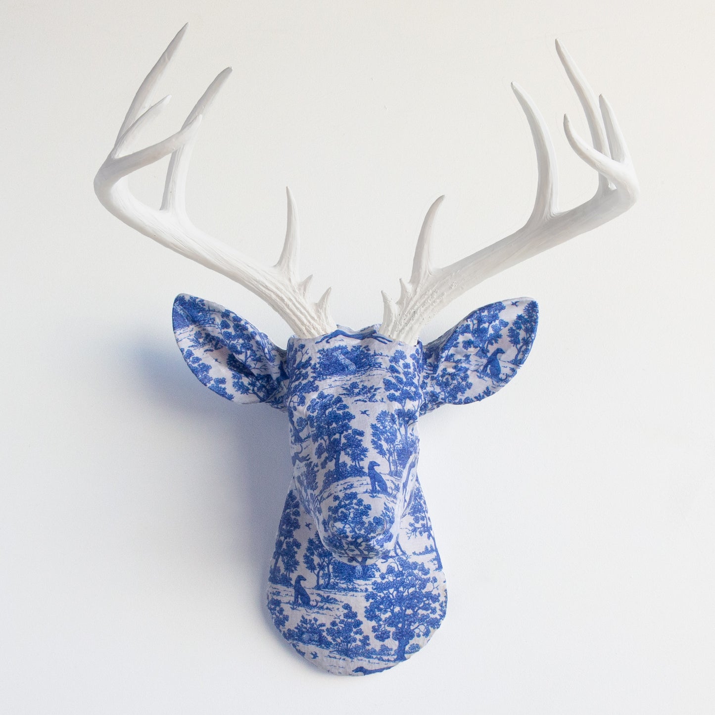 Fabric Deer Head - Delft Fabric Deer Head
