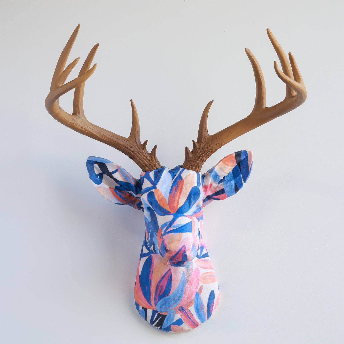 Fabric Deer Head - Leucadendrons Fabric Deer Head